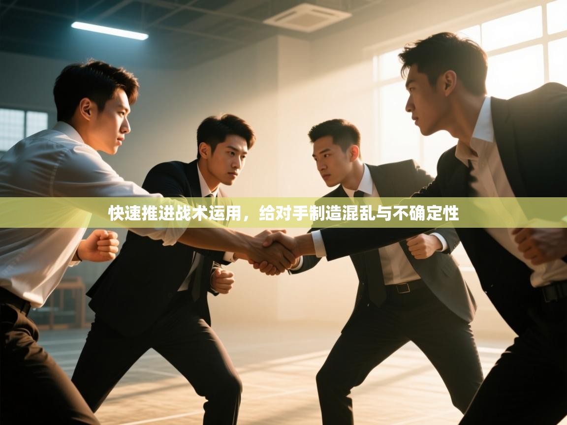 快速推进战术运用,给对手制造混乱与不确定性